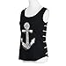 Sunward(TM) Women's Loose Anchor Printed T-shirt Casual Sleeveless Vest Tops