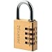 MASTER LOCK 604EURD KOMBINATIONSVORHM-DNGESCHLOSS 40MM VOLLMESSING BM-\GEL 27MM