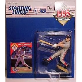 Scott Cooper of the Boston Red Sox Action Figure - 1995 Edition Starting Lineup Sports Superstar Collectible - Major League Baseball Player