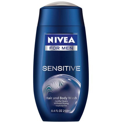 Nivea for Men Sensitive Body Wash-8.4, oz. (Pack of 6)