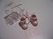 Personalized Girl Porcelain Baby Booties - Christina