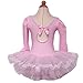 BAOHULU Leotards for Girls Ballet Dance Tutu Skirted Princess Dress 3-8 Years