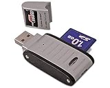 TerraBok USB 2.0 Memory Reader for SD/miniSD/MMC/MMCmobile/MMCplus/RS-MMC - smallest reader in the world