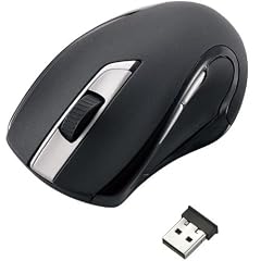 ELECOM 5ボタンワイヤレスレーザーマウス 2.4Ghz ブラック M-D21DLBK