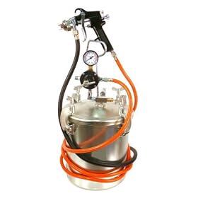 Pro-Grade 2-1 2 Gallon Heavy-Duty Aluminum Air Paint Can with Sprayer Kit by CMT Industrial