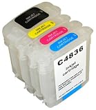 4 Pk Remanufactured High Yield Ink Cartridges HP 10 Black and HP 11 Color (C+M+Y) for 1000 1200d 1200dn 2800dtn 110plus printers, SOLD BY betaInk