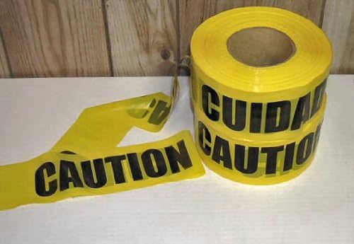 Storm Stripes Barricade Tapes, CAUTION CUIDADO - Individual Roll