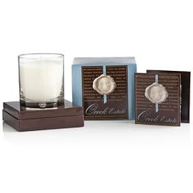 Prestige Filled Glass Candle, Lilac Blossoms Scented, Made with Soy Wax