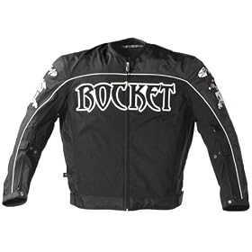 Buy Joe Rocket Big Bang Mens Textile Motorcycle Jacket Black Black Extra Large by Joe Rocket