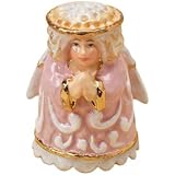 Jim Shore for Enesco Heartwood Creek Angel Thimble, 1-1/4-Inch