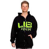 Sweater Hooded Zip Men Lib Tech Ink Brush Lib Zip Hood
