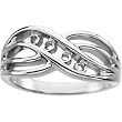14K White Gold Mother's Ring - 4 Gemstone -- YOU CHOOSE THE COLORS!