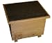BUMBLE BEE NESTING BOX WITH OBSERVATION WINDOW / BUMBLEBEE NESTER - CEDAR