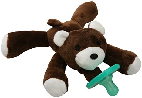 JessieBaby Plush Toy Infant Pacifier - Teddy