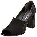 Via Spiga Women's V-Jackson Peep Toe Fabric Pump