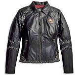 Harley Davidson Women's Dakota Leather Jacket--LIMITED EDITION. New for 2009. Midweight leather. 97090-09VW