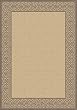 Outdoor Area Rug, Dynamic Rugs Piazza Collection Natural Brown