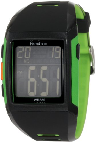 armitron green watch