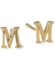 gorjana Mini Alphabet Stud Earrings