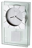 Bulova Insight Silver Tone Table Clock - B2840