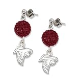 NFL Atlanta Falcons LogoArt Ovation Earrings