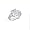 STUDIO 925: *PRINCESS DIAMOND 4CT CZ RING*, 6