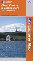 Oban, Kerrera and Loch Melfort (OS Explorer Map Series)