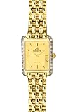 Euro Geneve 14k Gold & Diamond Women's Rectangle Watch