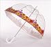 Spring Flowers Frankford Clear Printed Bubble Umbrella - Spring Flowers
