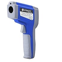 Etekcity Lasergrip 1022 Non-contact Digital Laser Infrared Thermometer with Adjustable EMS & MAX Display, Blue
