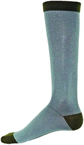 Posh Socks Hamptons Mens Dress Compression Socks ( Gray - Large )