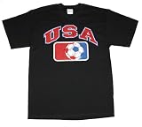 World Cup USA Soccer T-shirt, United States of America Futbol Shirt, American International Soccer T-shirts Adult Short Sleeve T-Shirt (Sizes Small - 5XL, Assorted Colors)