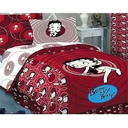 Betty Boop Vintage Style Red Sham -Standard Size