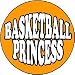 BASKETBALL PRINCESS 1.25" Magnet