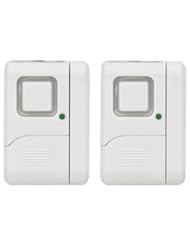 GE 45115 Wireless Battery-Operated Magnetic Window Alarm, 2 Pack