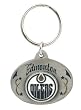 Edmonton Oilers Oval Pewter Keychain