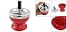 Amico Red Retro Spinner Silver Tone Metal Cigarette Cigar...