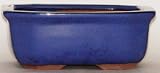 BuyBonsai's Bonsai Pot 7.75 Rectangle Glazed Blue