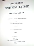 Robinson Crusoe/Robinsona Krusoe by Daniel Defoe Vol. 1&amp;2 (Polish Text) Limited Edition Reprint