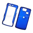LG Versa VX9600 Verizon Rubberized Snap On Protector Hard Case Rubber Feel Cover Blue