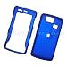 LG Versa VX9600 Verizon Rubberized Snap On Protector Hard Case Rubber Feel Cover Blue