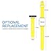 Apple Watch Replacement Band,Teslasz Soft Silicone Replacement Sports Wristbands Straps for Apple iWatch All Models (Yellow 38 MM)