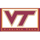 Virginia Tech Car Flag with Wall Bracket (Set of 2)