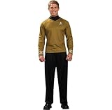 Star Trek Fancy Dress Costume - Shirt - Std Kirk (Gold) Adult