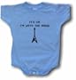 It's Ok I'm With The Band v Guitar Logo Baby/Infant Tee Shirt 12 Month Black
