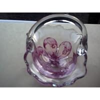 Blown Glass Mini Basket