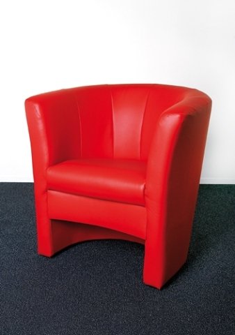 Blackredwhite Cocktailsessel Pepe Rot rot