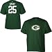Reebok Green Bay Packers Ryan Grant Name & Number T-Shirt-Size: Large