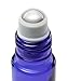 Glass Roller Bottles Cobalt Blue 10 ml 8 Pack with Silver Caps and 25 Removable Labels