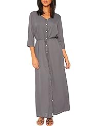 V-neck Chiffon/Polyester/Spandex Ankle Length  Shirt  Dress